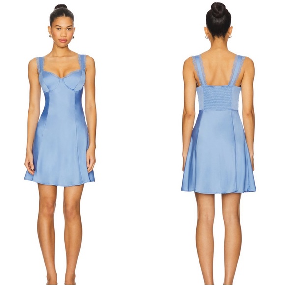 Astr Dresses & Skirts - ASTR the Label Alva Mini Dress in Blue